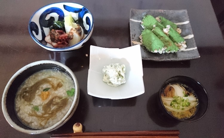 鯵の三枚卸しの実習あります
