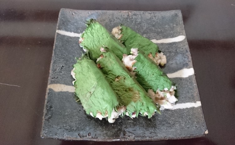 鯵の三枚卸しの実習あります