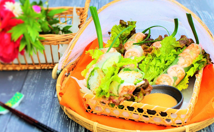 【1食600kcalごはん】 1人1杯イカをさばいて唐草切り♪ たっぷり野菜で大満足なナムプラーで作るはじめてのベトナムヘルシーごはん☆ 全6品