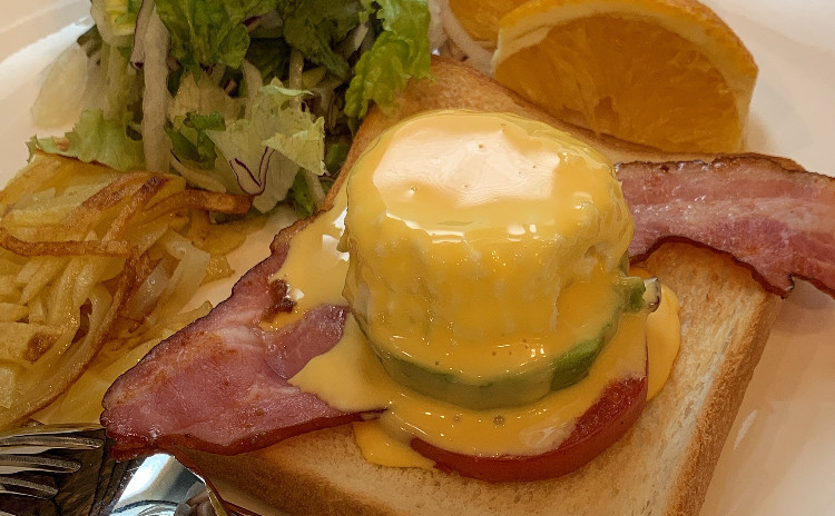 おうちでカフェごっこ☆家族が喜ぶ朝ごはん❗️超ヘルシー簡単本格エッグベネディクト