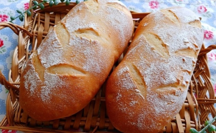 毎日でも食べたくなる☆白神こだま酵母お食事パン「ソフトフランス&白パン」