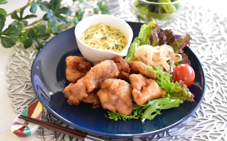 簡単だから何度でも 日々の食卓・お惣菜(自家製マヨネーズ、チキン南蛮タルタルソース添え、豚汁等)