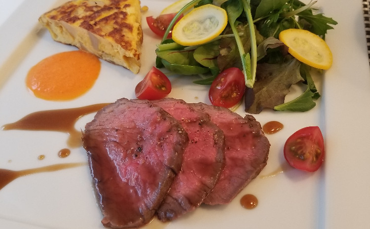 新鮮夏野菜で創作フレンチ