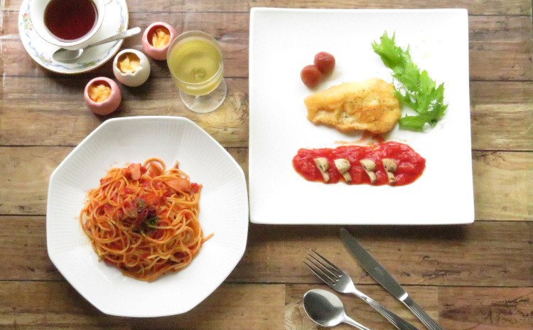 【お店直伝】パスタソースのお土産付き!イタリアンのコース料理:魚のベニエ・アラビアータ・白サングリア・ハニーマンゴージェラート