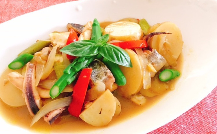 ホシノ丹沢天然酵母で作るクミンカンパーニュ&魚介とジャガイモのカレーマリネ 中型(直径13㎝)1個・2個分生地・2個分酵母持帰り付