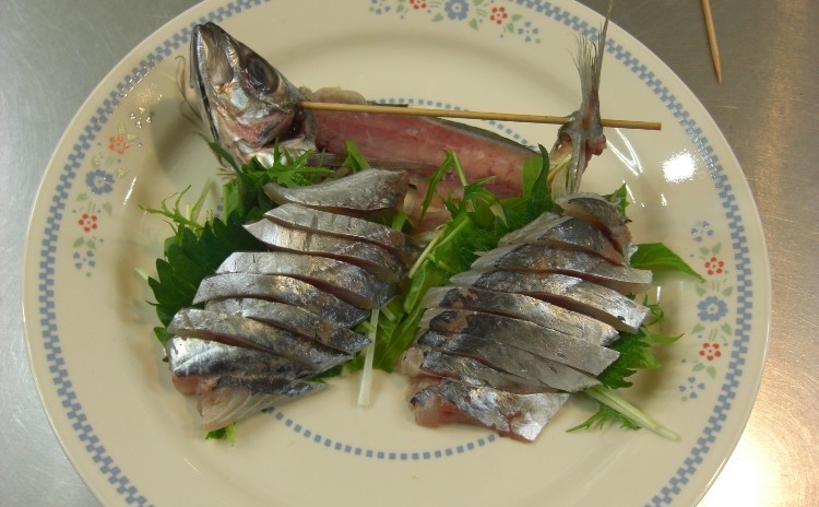 ◆魚の捌き方講座 アジを3匹捌く 下処理 三枚おろし 刺身の切り方など