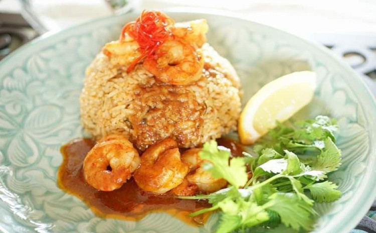 テレビでご紹介した「海老のトムヤム炒飯」。本格レシピ初公開です。
