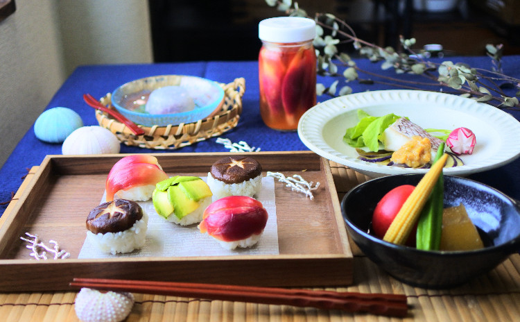 【600kcalごはん】心に届け☆夏の癒し御膳 1人1尾魚をさばく&同じ素材で作る合わせ出汁の取り方3種類を比較して味の違いを知ろう♪