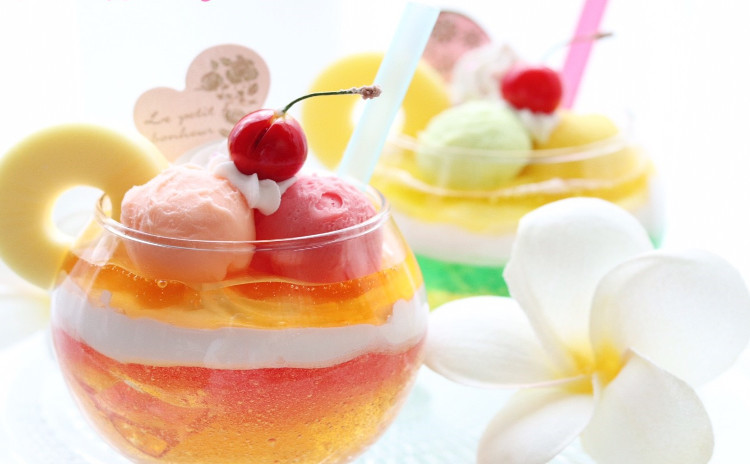 トロピカルゼリーパフェ♡