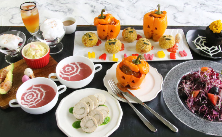 10月【お土産付き】食べてキレイ♬大人なハロウィンパーティーメニュー