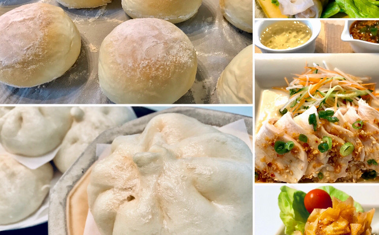 まるで大福みたいな極み食感の白パンと中華まん!しっとり鶏ハムも!お土産付き