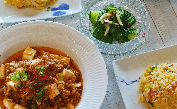 おうち中華レッスン☆秘密の麻婆豆腐、パラパラ炒飯など