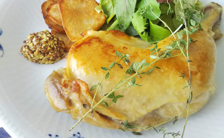 【9/25(水)12:00~ 日程追加しました】フランス南西地方の地方料理 鶏もも肉のコンフィとトマトのポタージュ、あんずタルトをご紹介