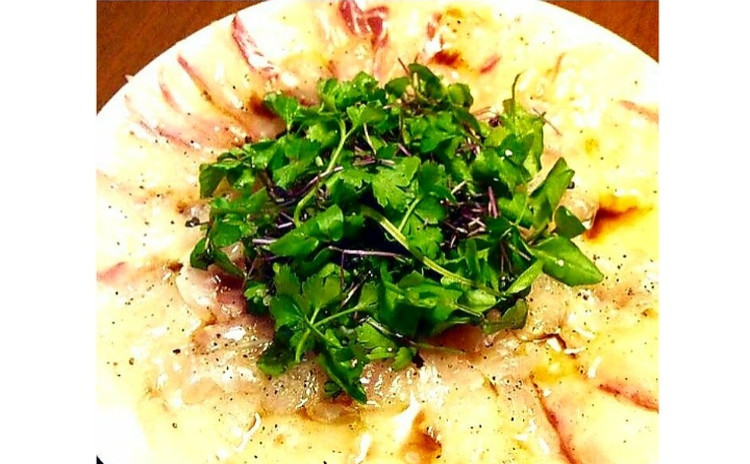 【砂糖不使用★ヘルシーおうち洋食】①お魚のカルパッチョ、②パプリカのムース、③具沢山ごちそう麦サラダ