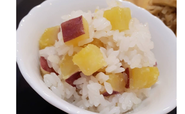 【砂糖不使用★おうち和食】①サツマイモおこわ、②幽庵焼き、③鼈甲餡掛け豆腐
