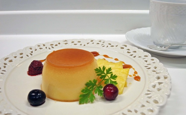 マスカルポーネチーズの美味しいなめらかチーズプリン パスタ・ランチ付