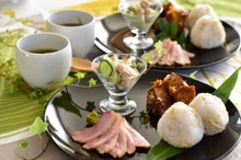 料理レッスン写真 - 簡単だから何度でも 鴨ロースとミョウガの炊き込みご飯、鯵の開きのサラダ