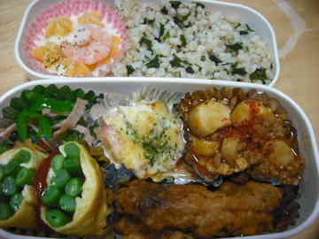 2月23日 水 のお弁当 太郎と花子と私のごはん日記