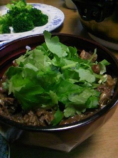 架空料理 美味しんぼの牛筋牛丼 架空料理再現他いろいろ クックパッドブログ