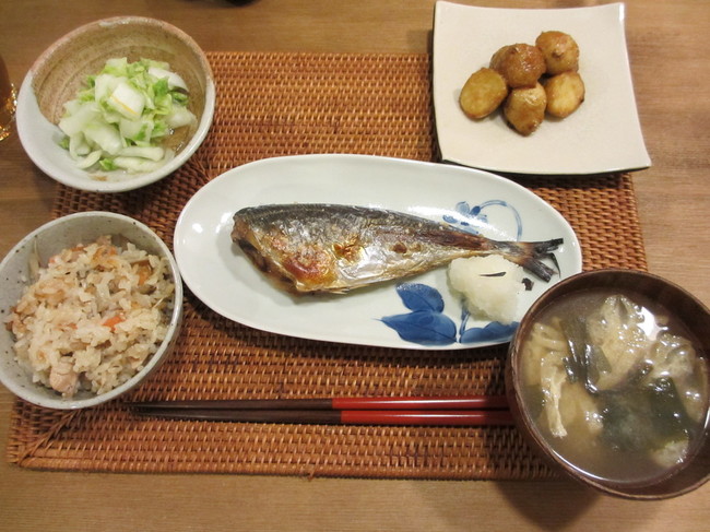 アジの塩焼きの献立 まめりんこのごはん日記 クックパッドブログ アジの塩焼きの献立 まめりんこのごはん日記 クックパッドブログ