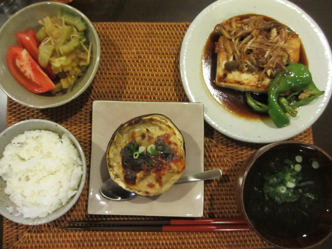 ステーキ 献立 豆腐
