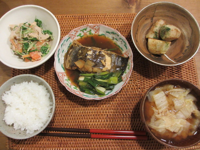カレイの煮付けの献立 まめりんこのごはん日記 クックパッドブログ