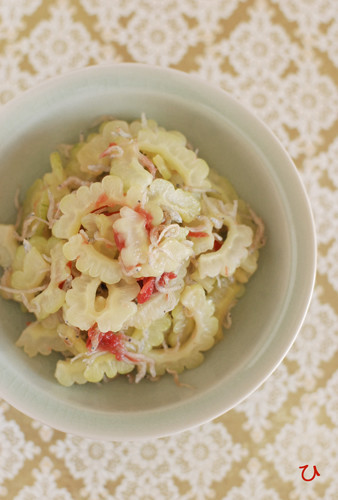 白ゴーヤ きょうもおいしいね クックパッドブログ