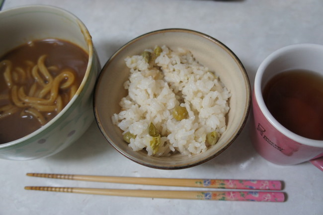 カレーうどんと豆ご飯 Leytanブログ クックパッドブログ カレーうどんと豆ご飯 Leytanブログ クックパッドブログ