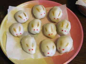 昨日は中秋の名月 うさぎも跳ねる バセンジーディドのごはん日記