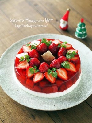 クリスマスにゼリーケーキはいかが トイロ のごはん日記