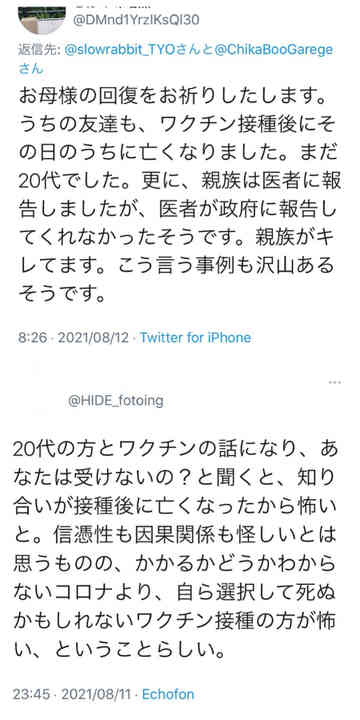 君ワクチンで死にたまふことなかれ 62 Ethnic0229のごはん日記