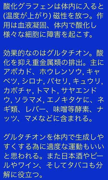 君ワクチン番外編 酸化グラフェン Ethnic0229のごはん日記