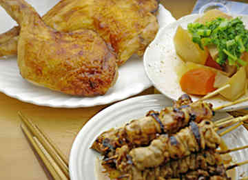 日本一の焼き鳥 ローストチキン美味し フラワーはながっぱのごはん日記