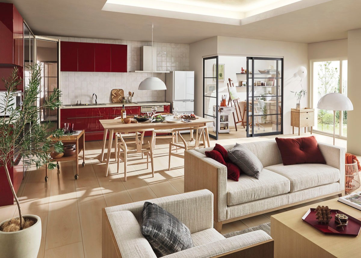 キッチンを中心とした新しい生活空間を創造する『リビング・フィット・デザイン』