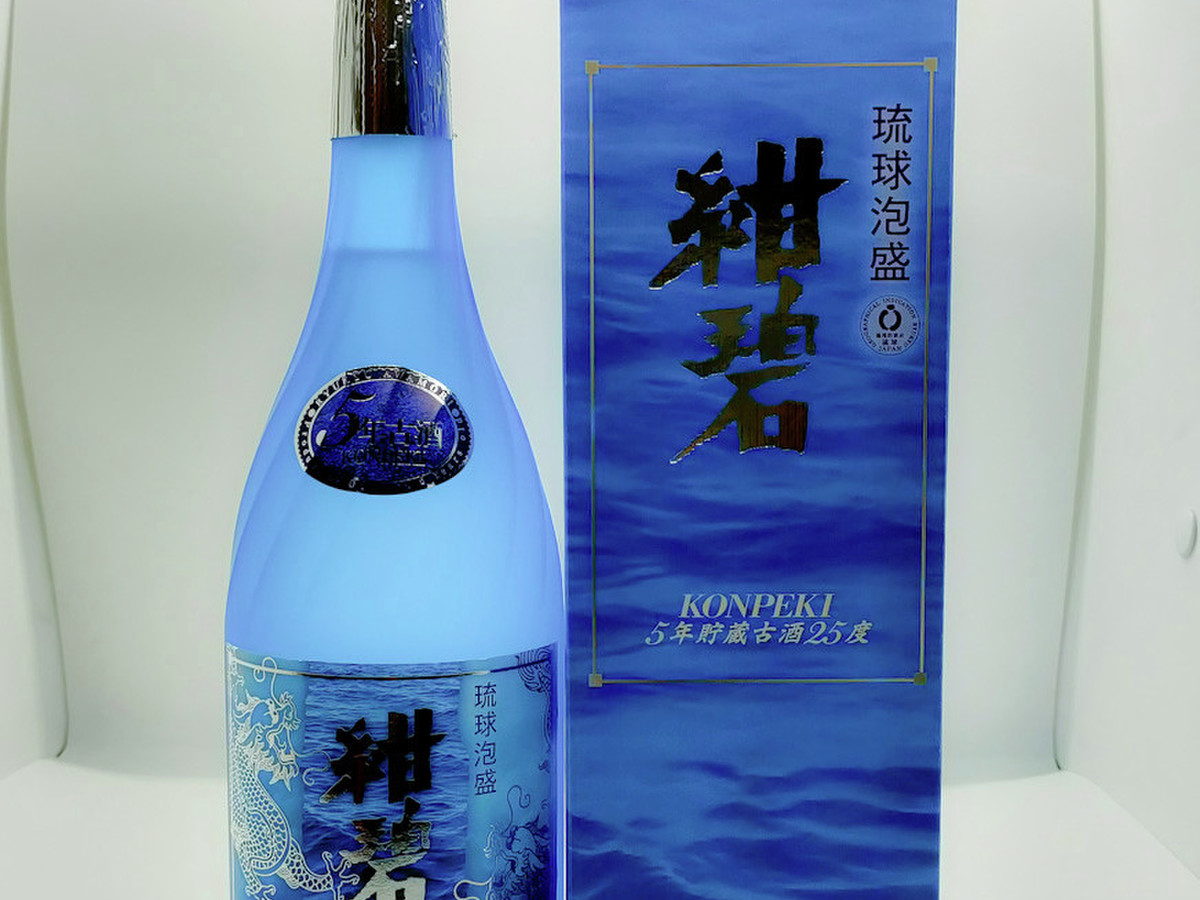 琉球泡盛】紺碧 12年古酒 43度 5.4L 壷