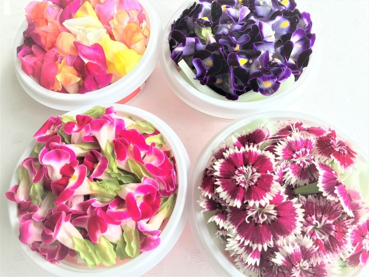 食卓を華やかに エディブルフラワー 食用花 クックパッドマート 毎日が楽しみになる お買いもの