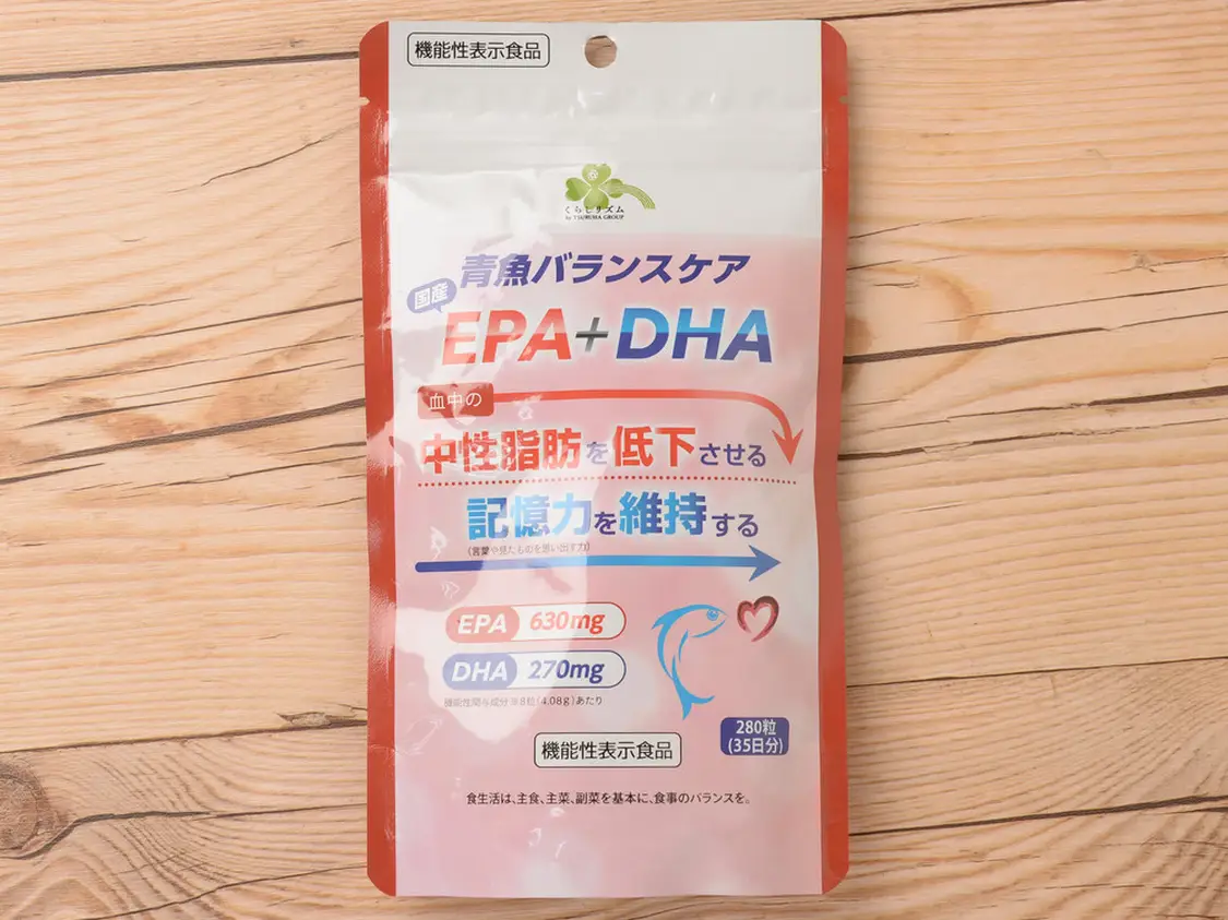 くらしリズム 青魚バランスケア EPA＋DHA クックパッドマート 毎日が楽しみになる、お買いもの。