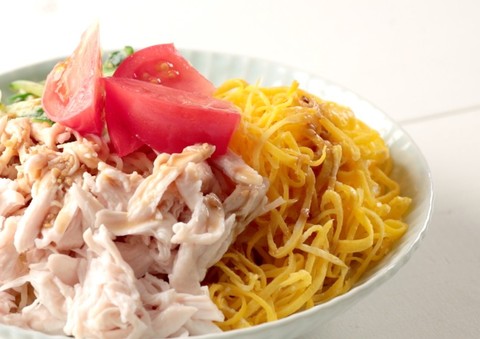 目指せ 冷やし中華名人 ささみ をレンジでしっとりジューシーに仕上げるには クックパッドニュース