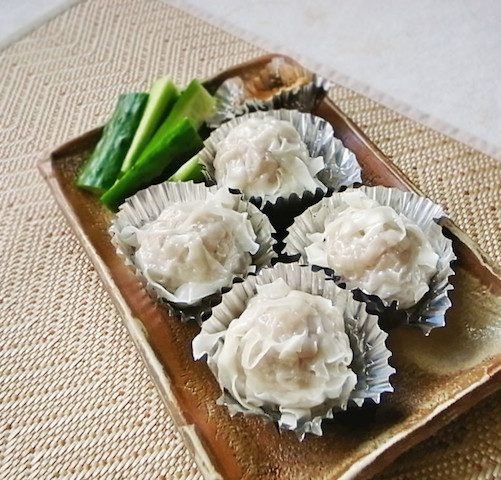 蒸し器不要！】アルミカップで「ジャンボしゅうまい」ができた