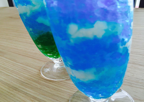 気分は晴天 キレイな青空をゼリーにして食べよう クックパッドニュース