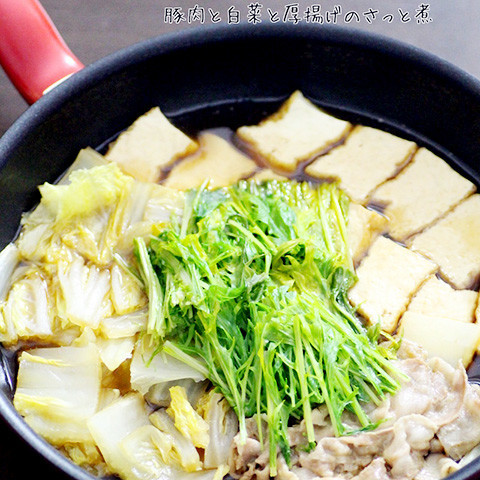 クックパッドニュース 節約 簡単で嬉しい 豚と厚揚げのフライパン煮 なら10分で晩ごはん 毎日新聞