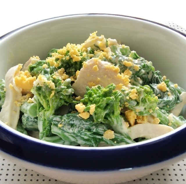 クックパッドニュース ささみでボリュームup 菜の花のからしマヨネーズ和え が春の味 毎日新聞
