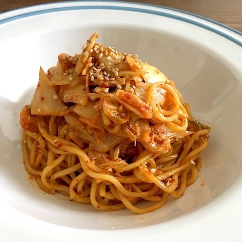 焼きそば レシピ キムチ