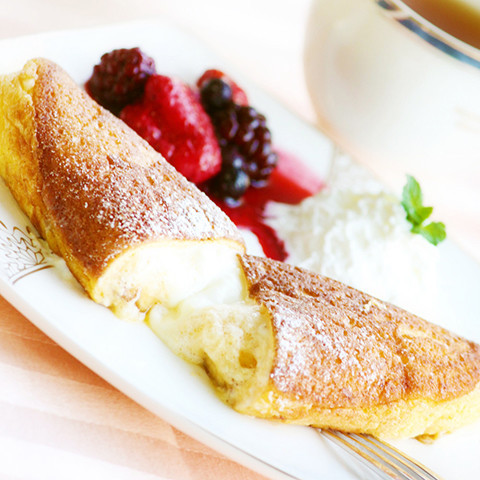 節約なのに贅沢食感♪しゅわとろ「スフレオムレット」でカフェ気分