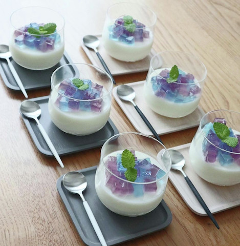 梅雨のどんより気分を吹き飛ばす美しさ 子どもも喜ぶ 紫陽花ゼリー クックパッドニュース