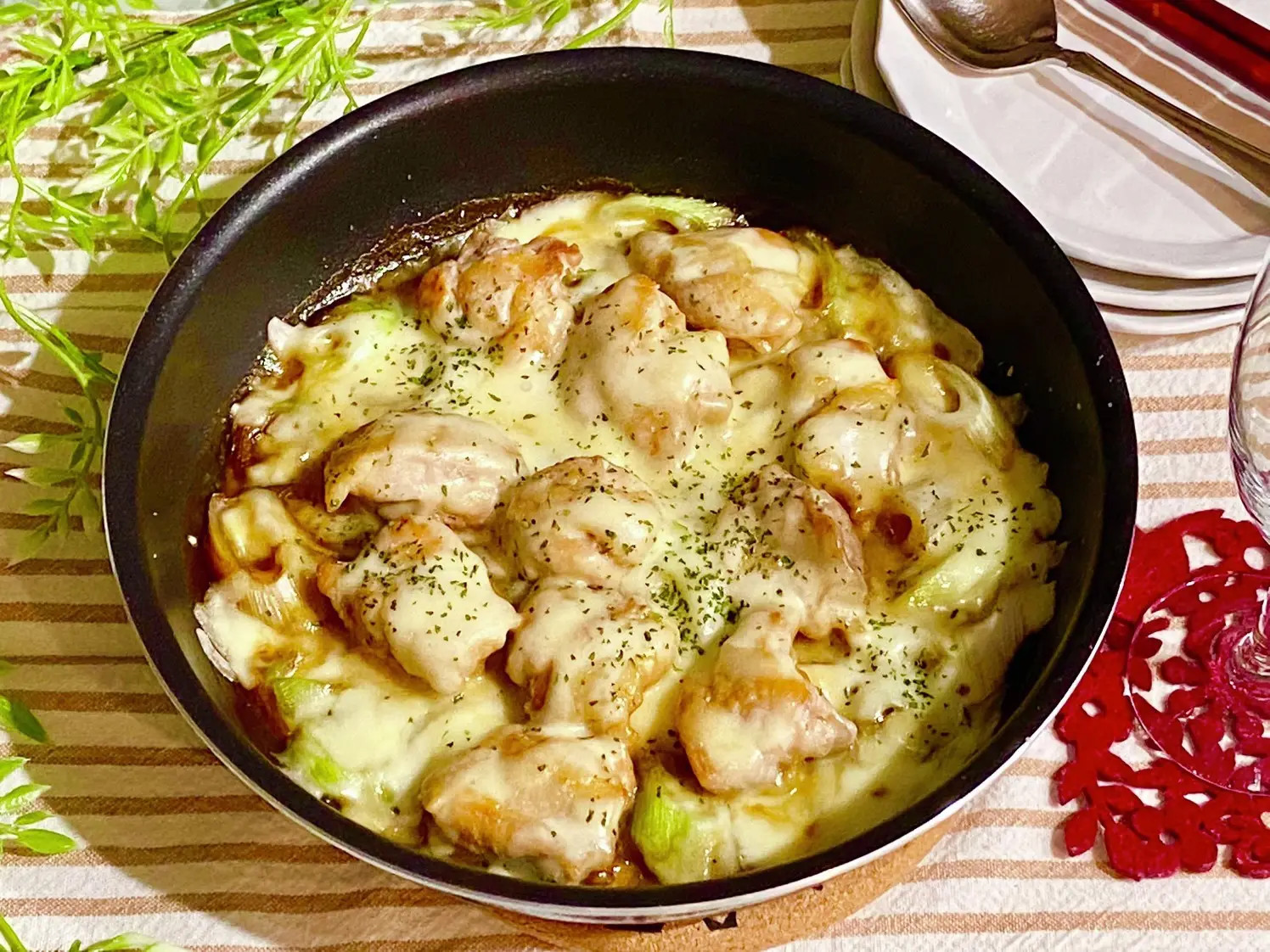 鶏肉 の チーズ 焼き