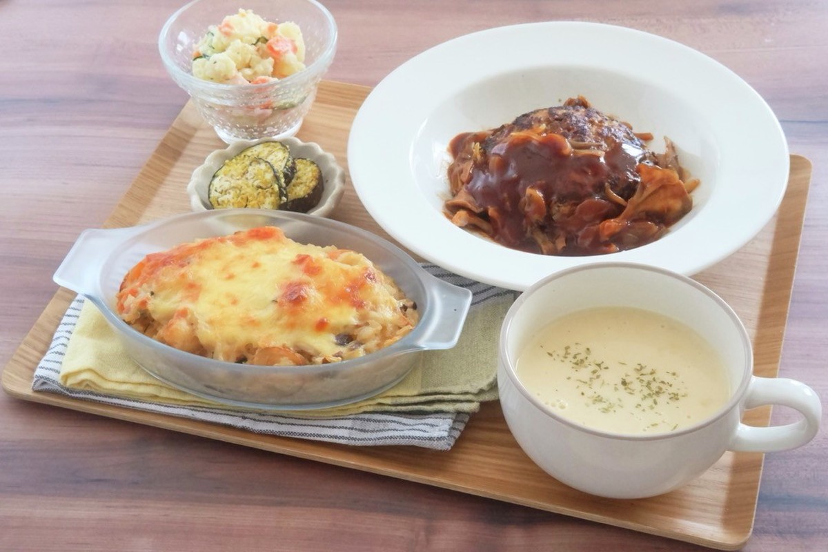 ハンバーグ 献立 副 菜