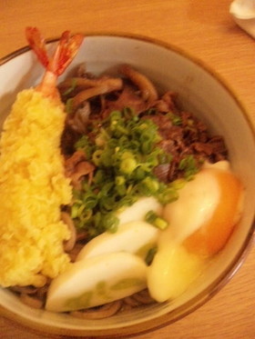 年越しそば☆ボリューム満点の肉そば