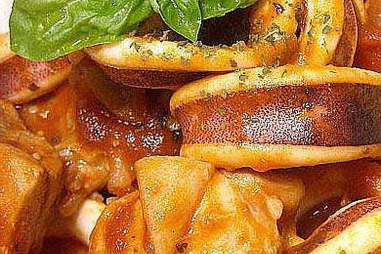 イカと鶏もものトマトソース煮こみ レシピ 作り方 By くららの料理 クックパッド 簡単おいしいみんなのレシピが371万品