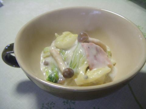 白菜とベーコンのクリーム煮の画像